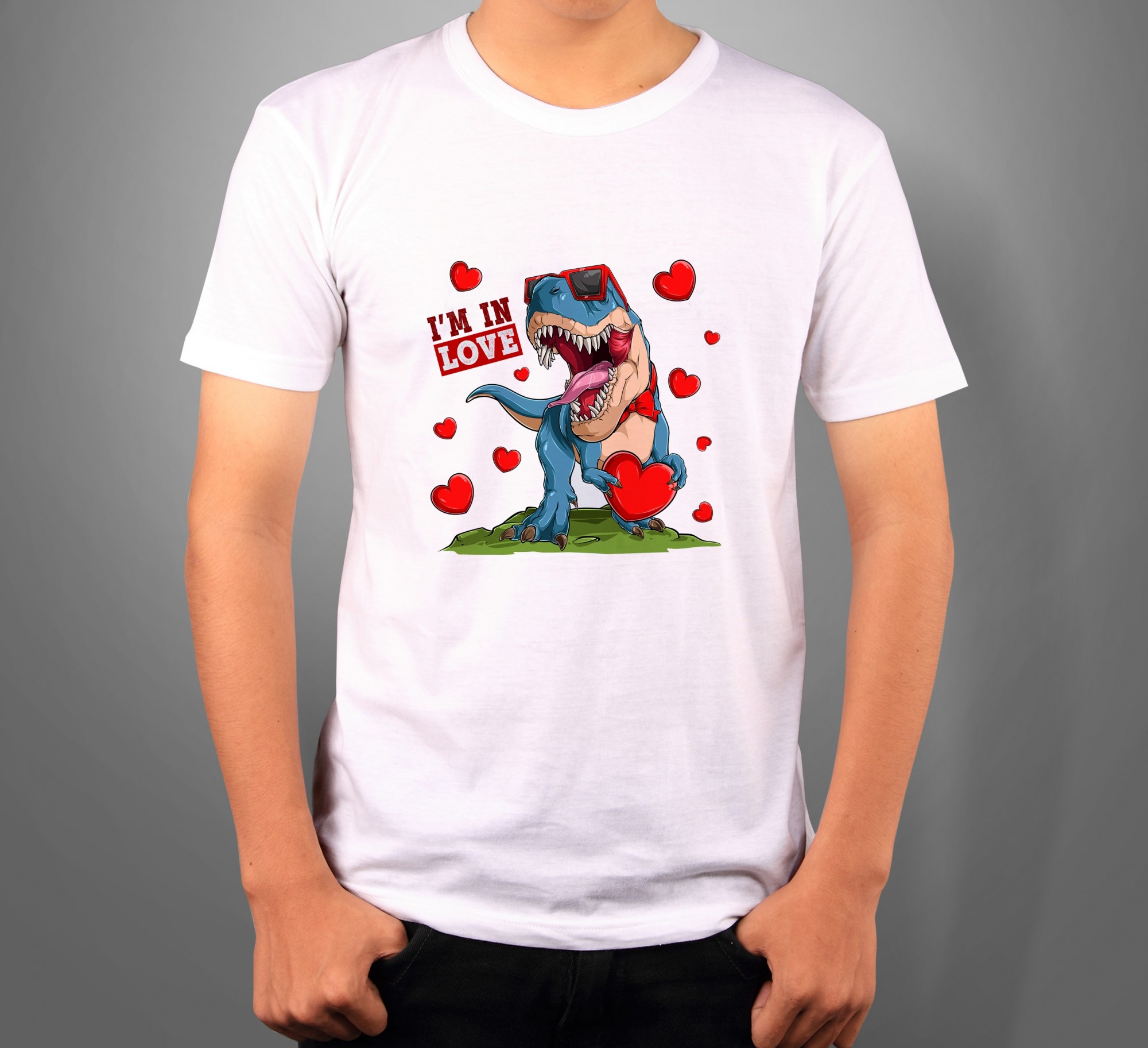 

Чоловіча футболка з принтом ДРАКОН  білий, Чоловіча футболка з принтом ДРАКОН L білий