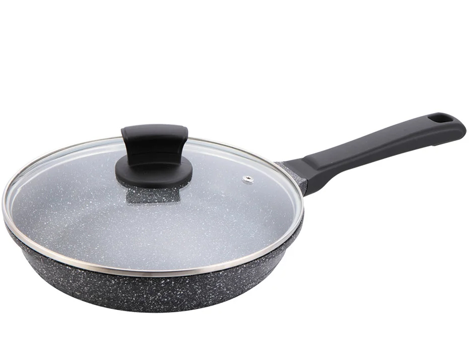 

Сковорода 28 см с крышкой Maestro Granite MR-1225-28
