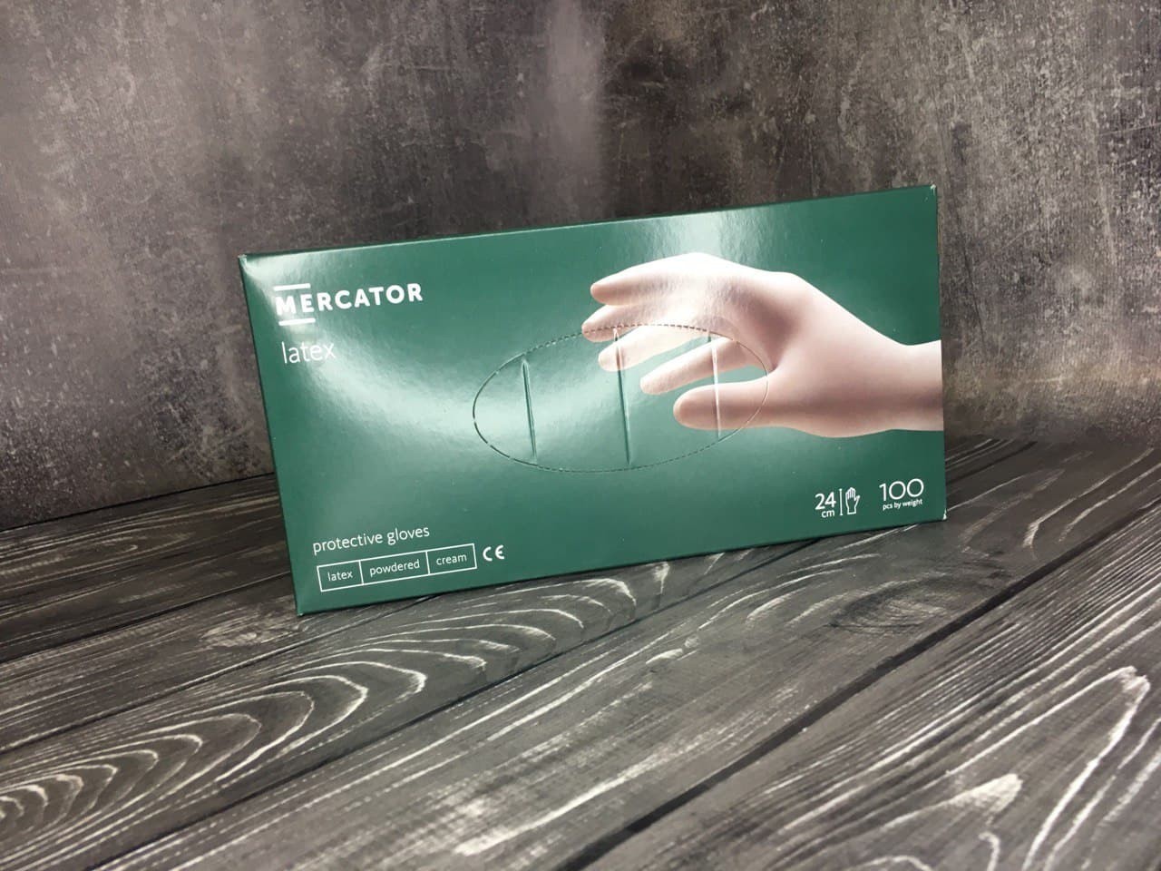 

Перчатки латексные медицинские Mercator Latex S нестерильные опудренные 10 уп 100 шт белые