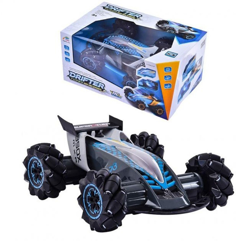 

Машина на радиоуправлении с подсветкой и парой DRIFTER Turbo Air-Released Серый