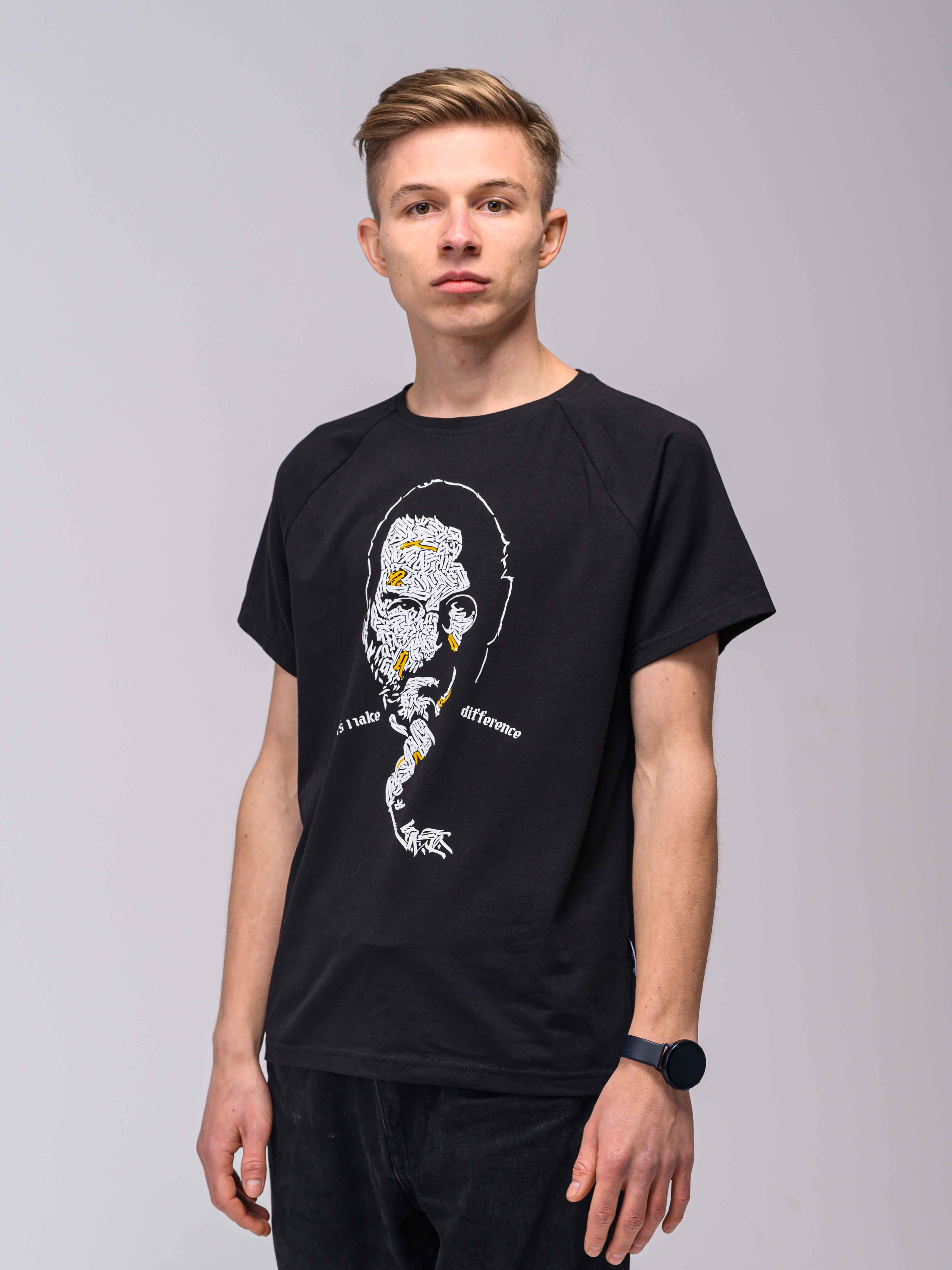 

Футболка чорна Jobs Custom Wear, Футболка чорна Jobs Custom Wear S