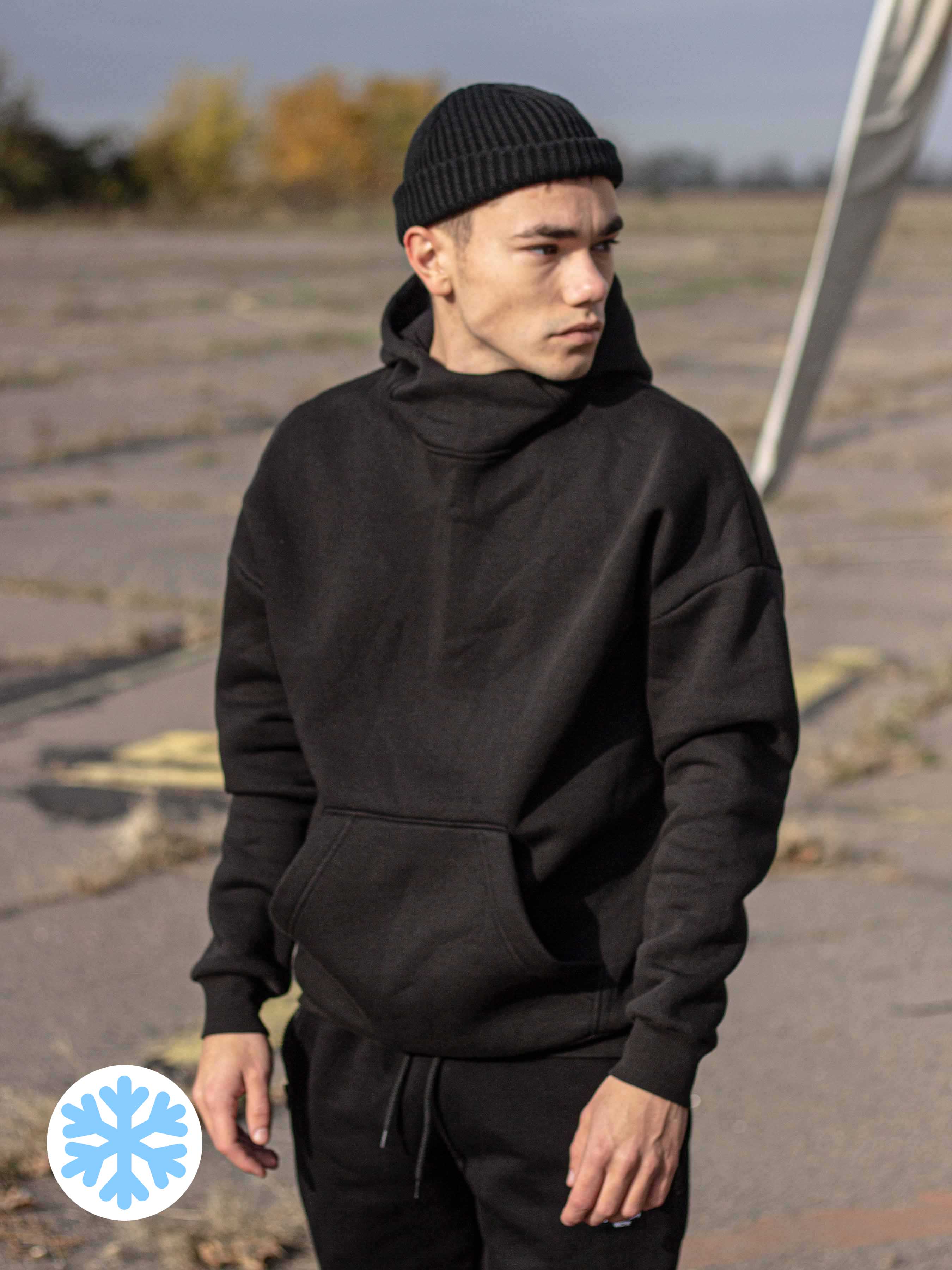 

Худі утеплене Custom Wear Japan чорне, Худі утеплене Custom Wear Japan чорне XL