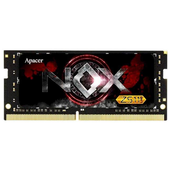 

Модуль памяти APACER Nox SO-DIMM DDR4 3000MHz 8GB (EV.08G2Z.GGE)