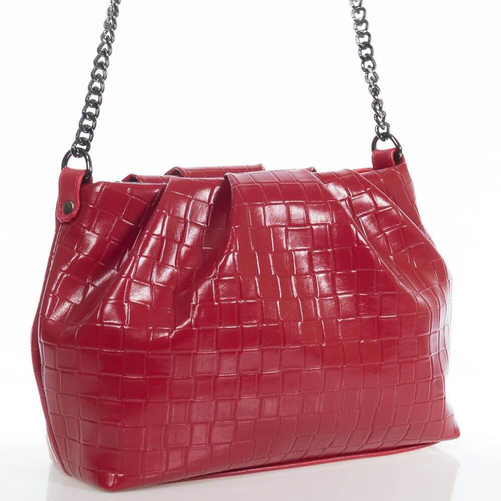 

Сумка женская, через плечо, искусственная кожа, красная (35935-5)