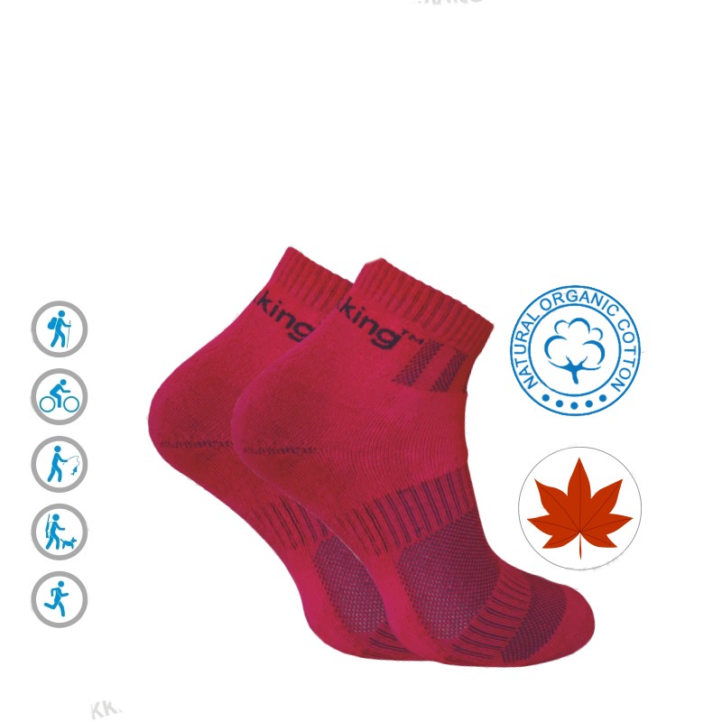 

Носки Trekking Short (36-39) S ЧЕРВОНІ Шкарпетки трекінгові