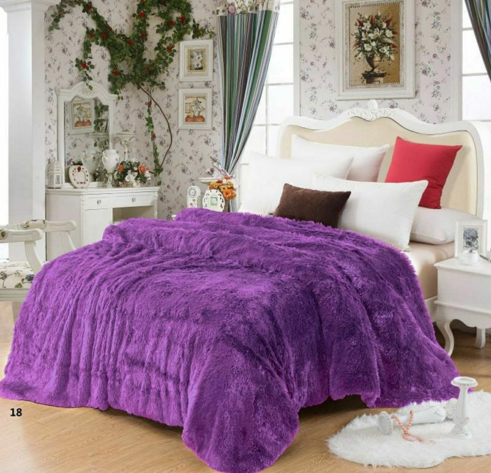 

Покрывало травка Colorful Home 220×240 см Сиреневое