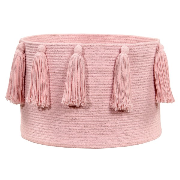 

Корзина Lorena Canals Tassels Pink 30 x 45 cm