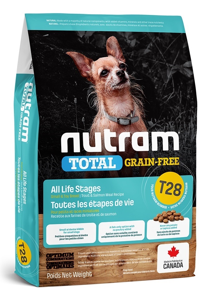 

Сухой корм Nutram T28 Total Grain-Free Salmon Trout Small Breed Dog 340 г