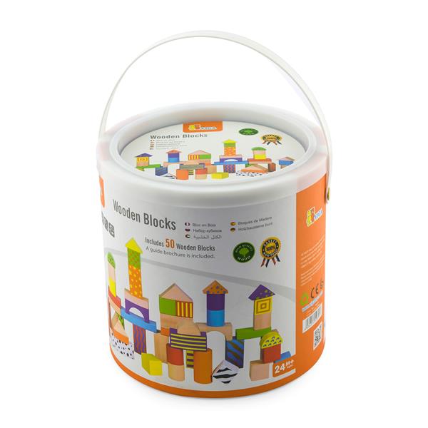 

Дерев'яні кубики Viga Toys Візерункові блоки 50 шт., 3 см (59695)