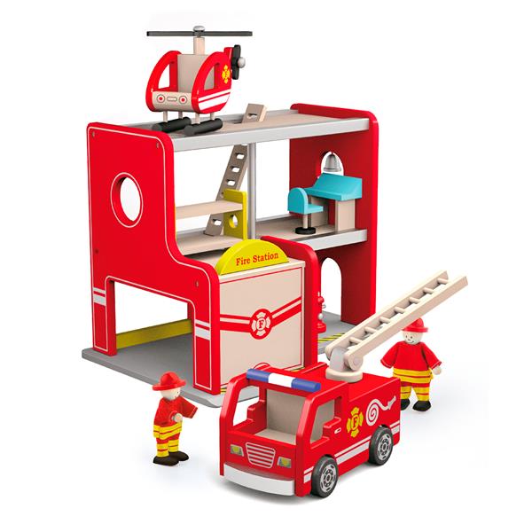 

Дерев'яний ігровий набір Viga Toys Пожежна станція (50828)