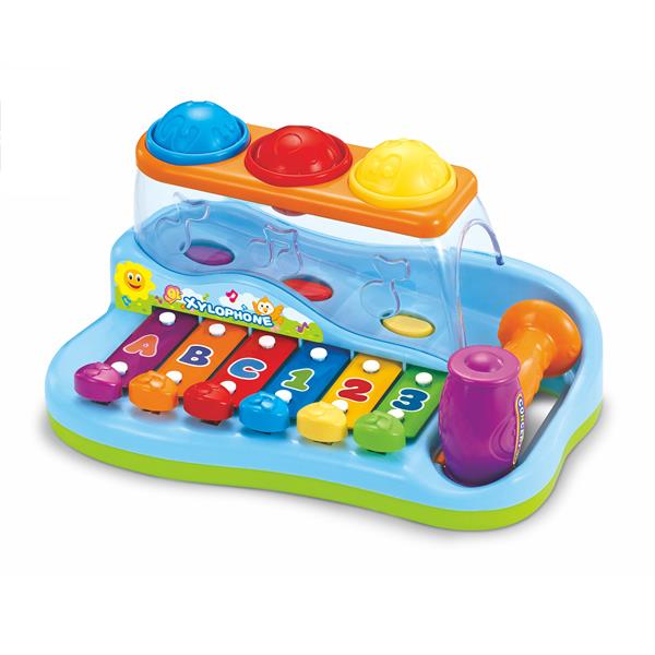 

Музична іграшка Hola Toys Ксилофон-стукалка з кульками (A856)