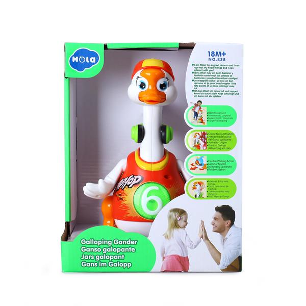 

Інтерактивна музична іграшка Hola Toys Танцюючий гусак (828-red)