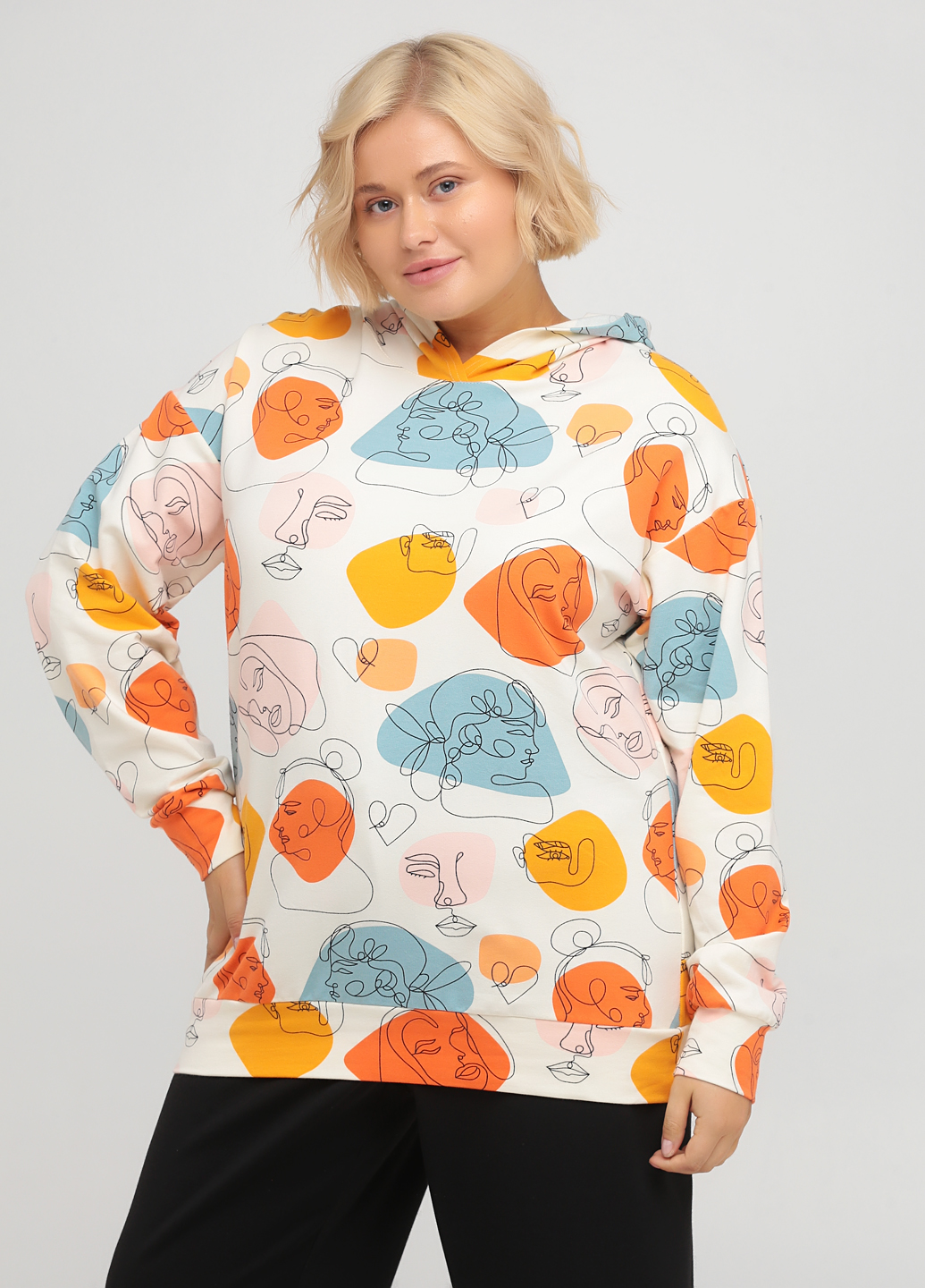 

Худи Ukreina Трикотаж  64-66 принт U21Kof0860, Худи Ukreina Трикотаж 3XL 64-66 принт U21Kof0860