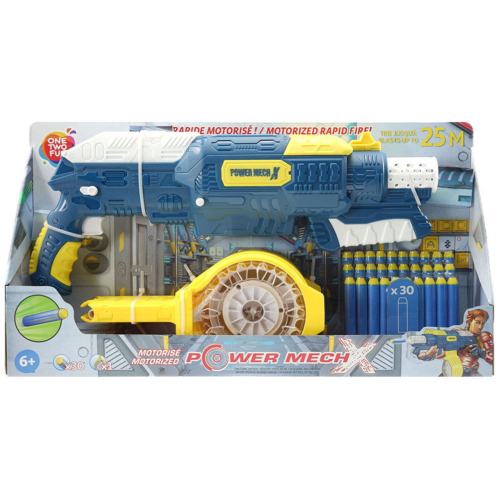 

Бластер One Two Fun Power Mech X + 30 дротиков