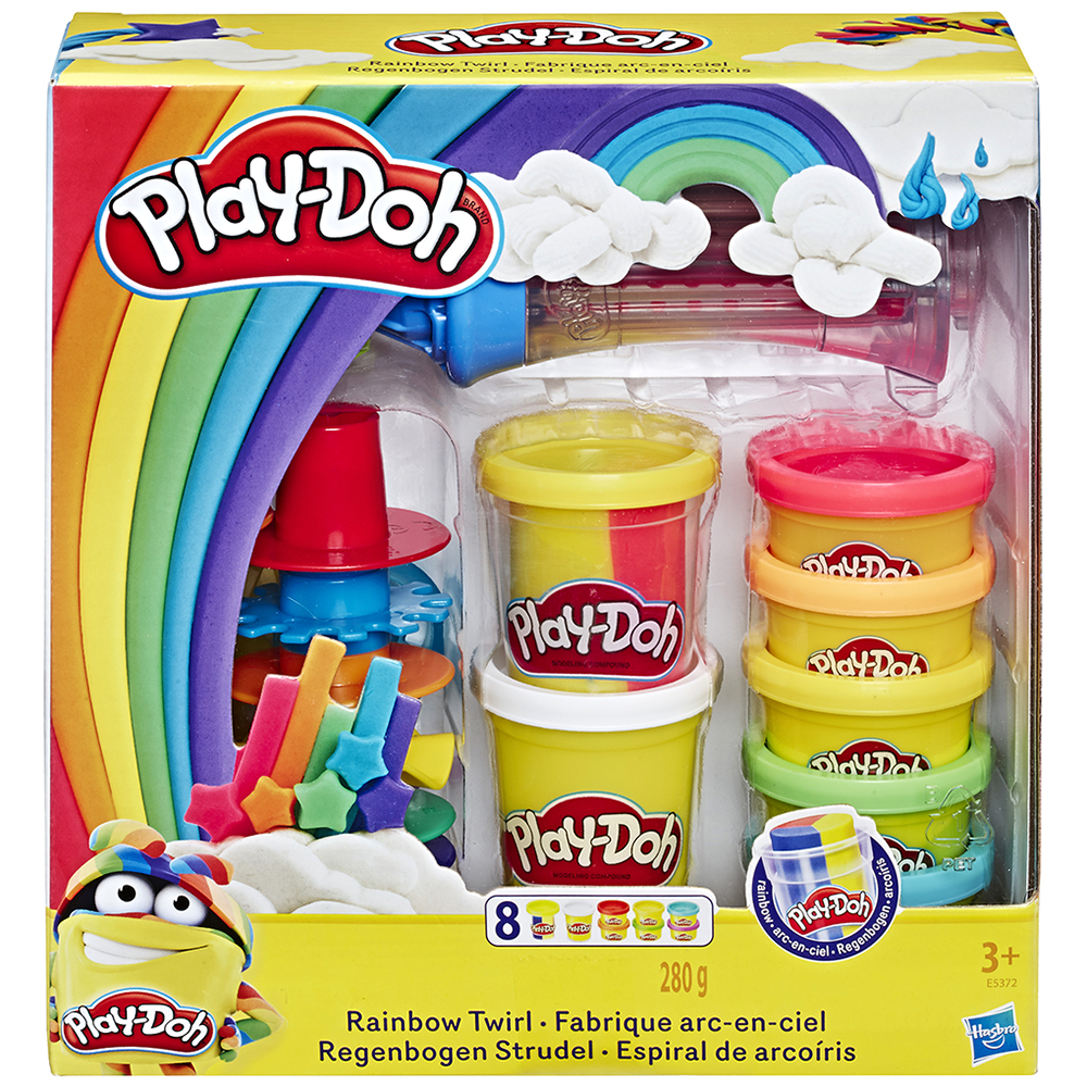

Набор для лепки Play-Doh Twirl Радуга