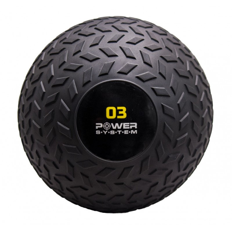 

Мяч SlamBall для кроссфита и фитнеса Power System PS-4114 3 кг рифленый PS-4114_3kg