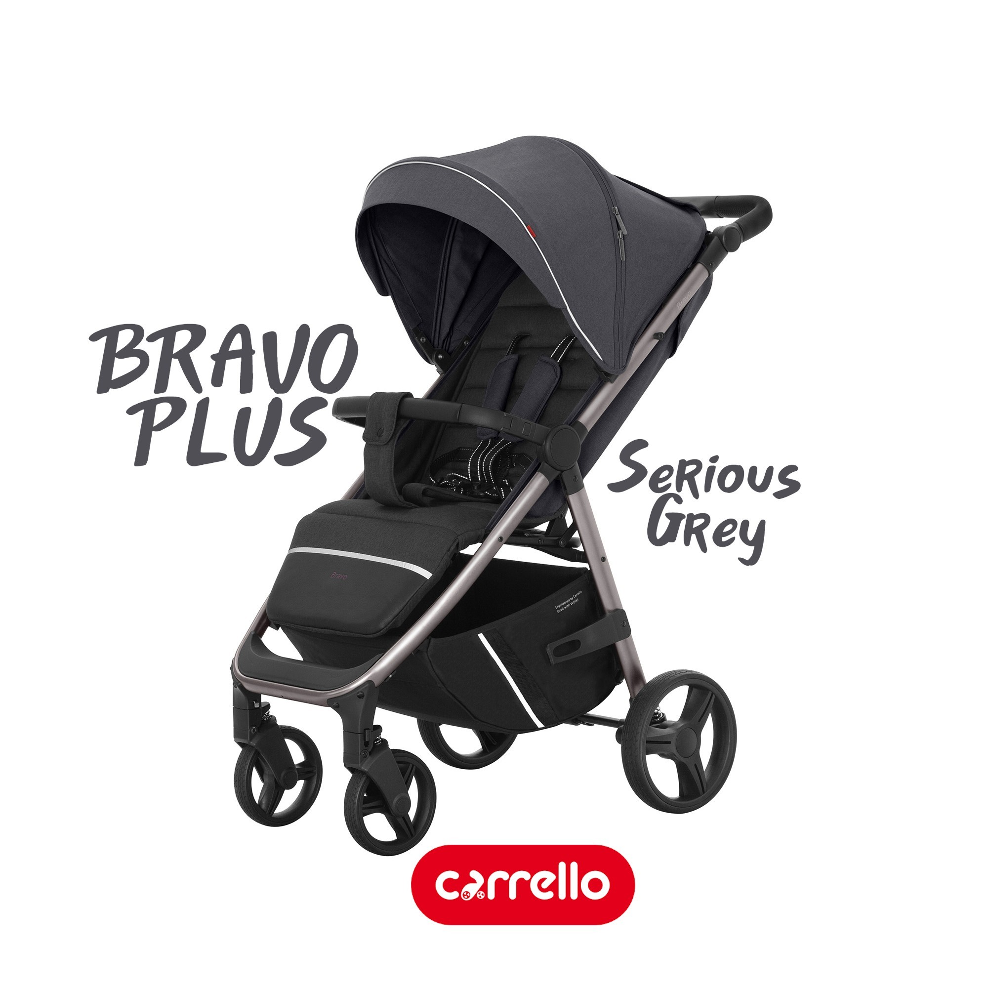 

Прогулочная коляска Carrello Bravo Plus CRL-8512 Serious Grey