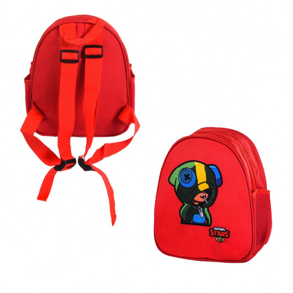 

Рюкзак детский "Леон" Bambi BS11220, 22х11х27 см, Бравл Старс ( Красный)