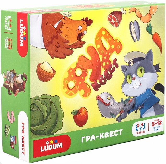 

Настольная игра "Фуд-квест" LG2047-61 украинский язык