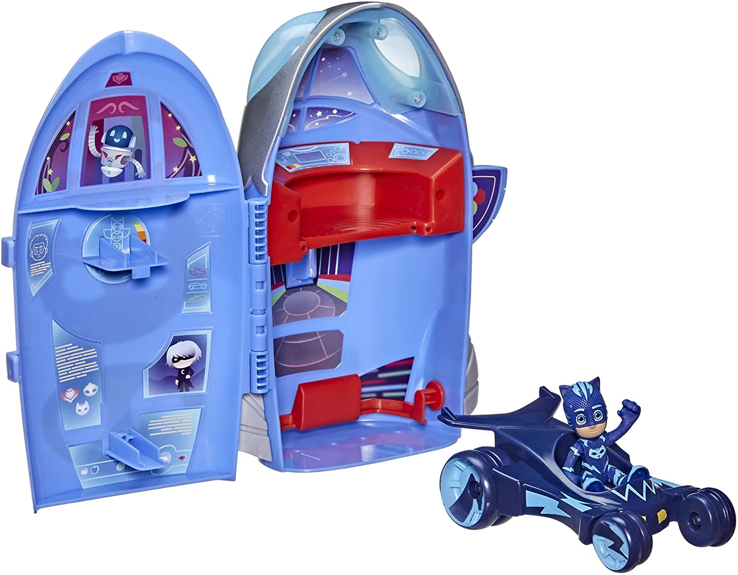 

Игровой набор Штаб-квартира и Ракета 2 в 1 Героев в масках PJ Masks 2-in-1 HQ Playset, Headquarters and Rocket (F2098)