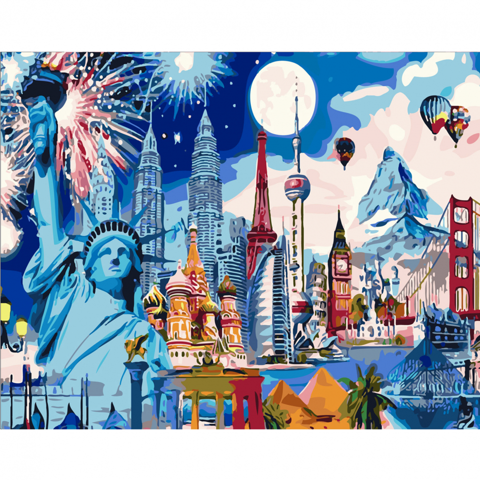 

Картина по номерам The whole world, 40х50 см