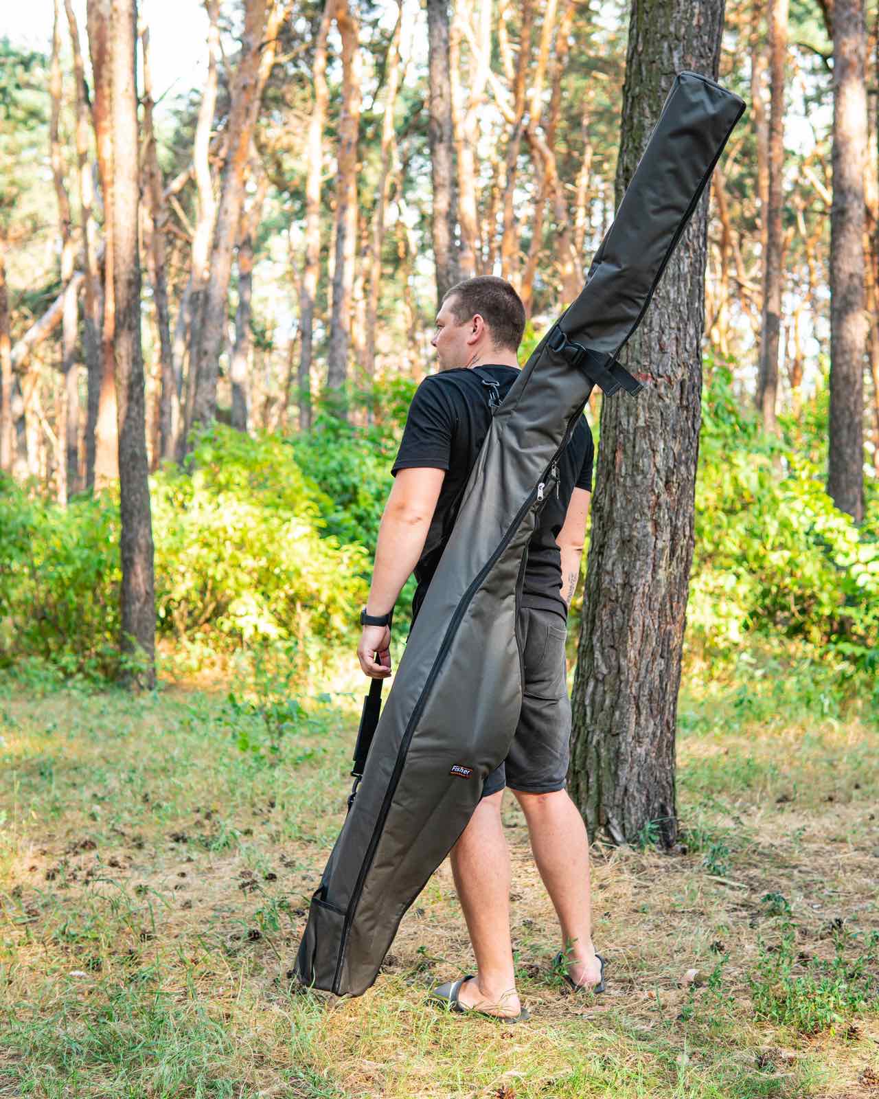 

Чехол для 3 карповых удилищ с катушками Fisher 190 см К-053