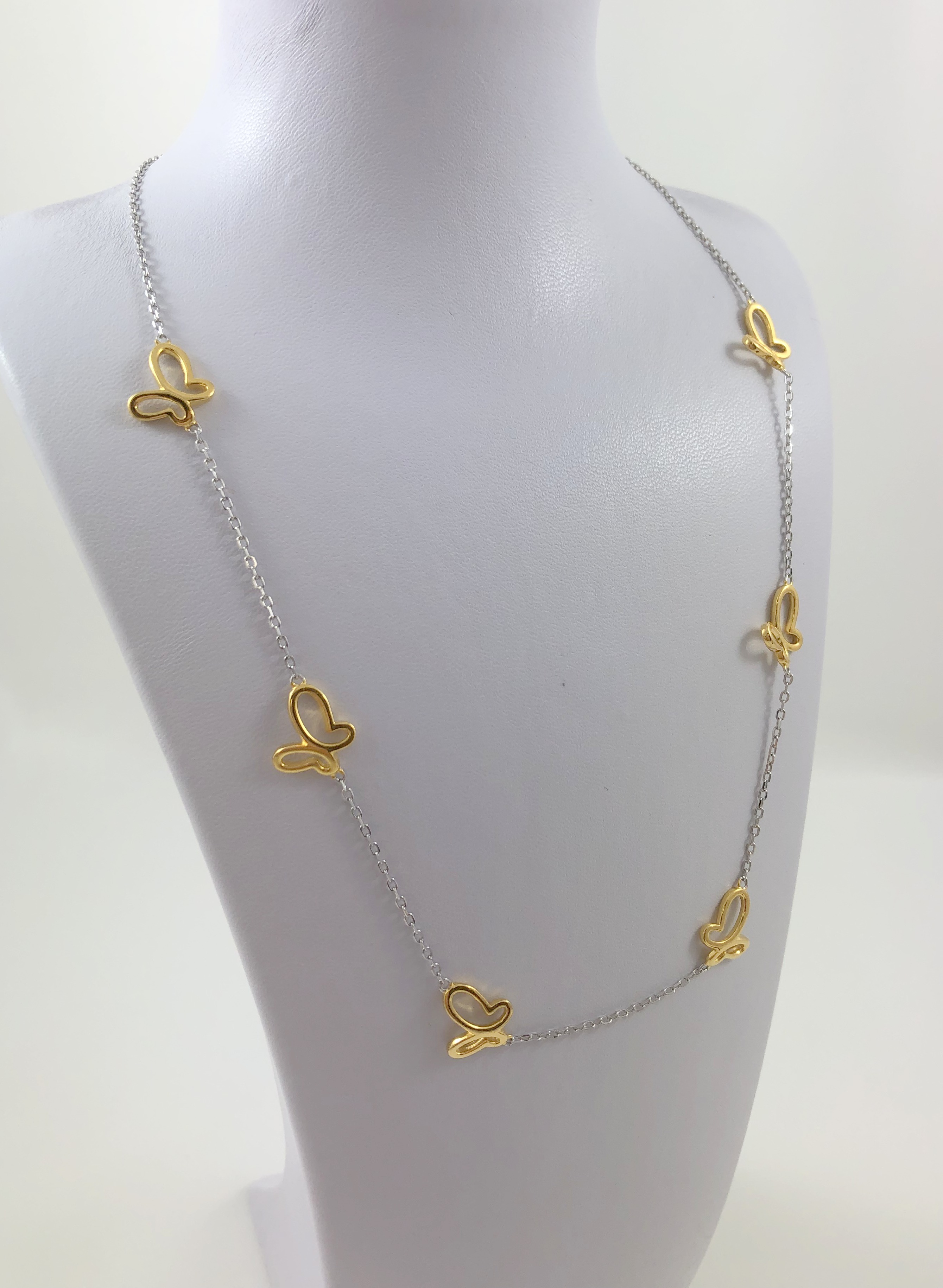 

Колье серебряное SLNE-BT