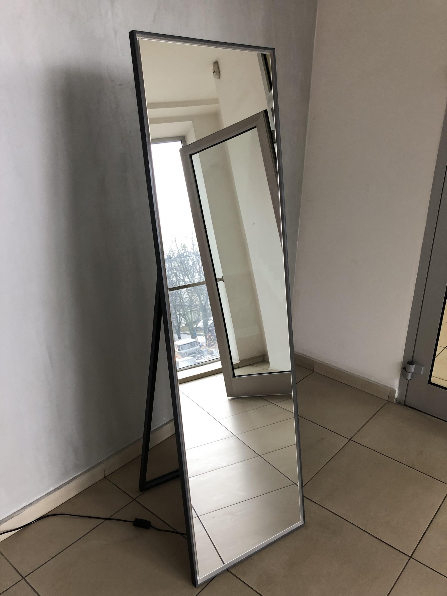 

Ростовое зеркало 460х1610мм в деревянной раме с ножкой FRAMES.POSTERS.DECOR (з3)