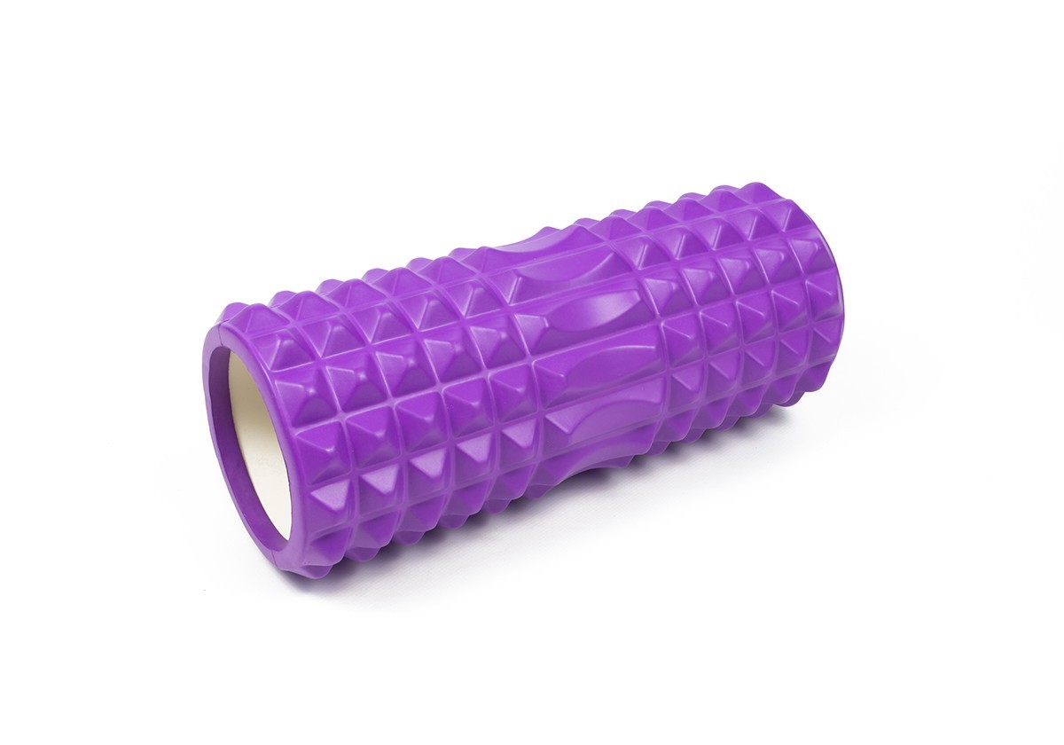 

Массажный ролик для йоги и фитнесса EasyFit фиолетовый Grid Roller 33 см v.1.2 EF-2022