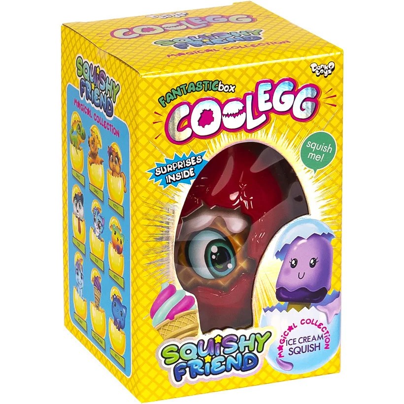 

Набор креативного творчества Danko Toys Яйцо сюрприз СКВИШ cool egg Мороженное