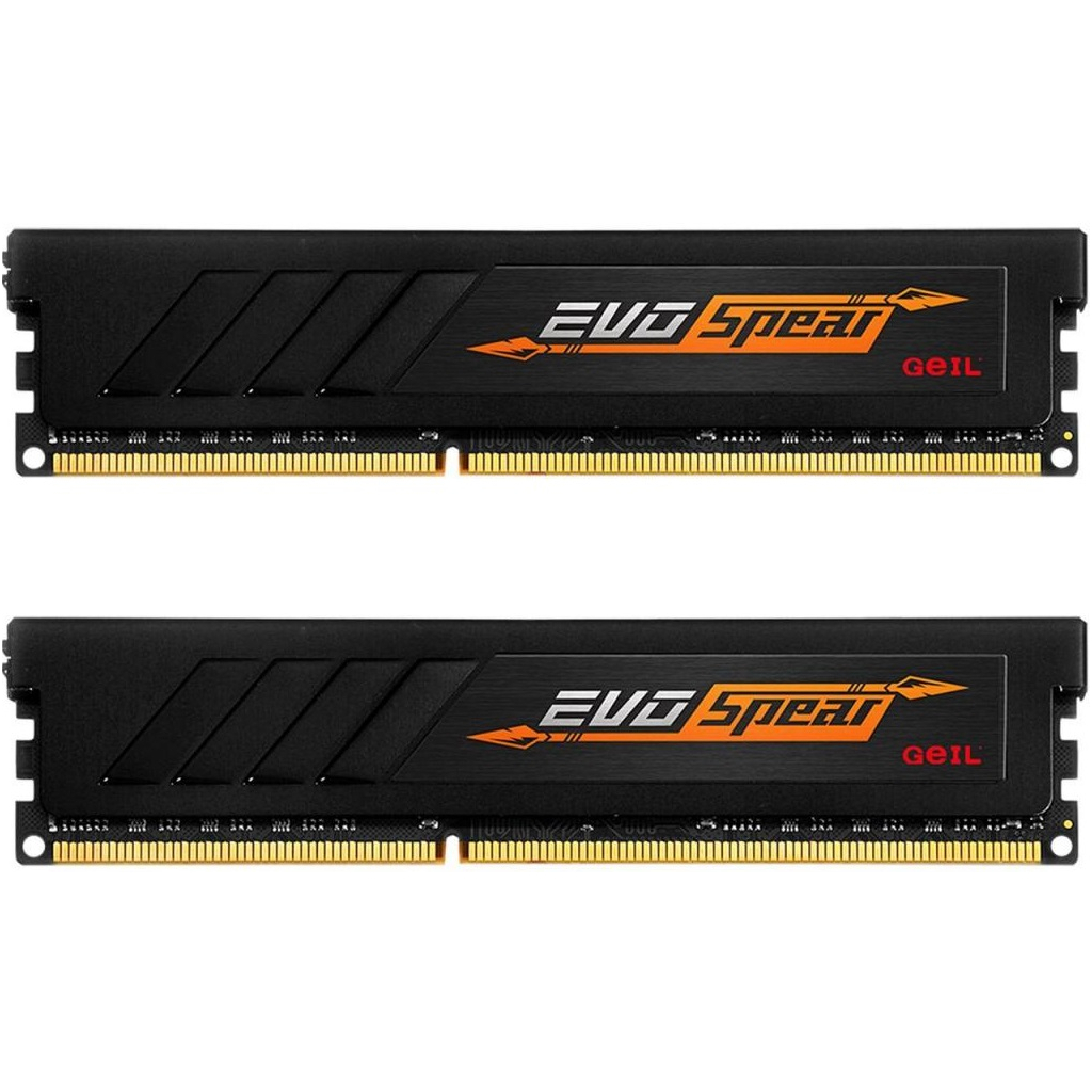 

Модуль памяти для компьютера DDR4 16GB (2x8GB) 3600 MHz EVO Spear Geil (GSB416GB3600C18BDC)