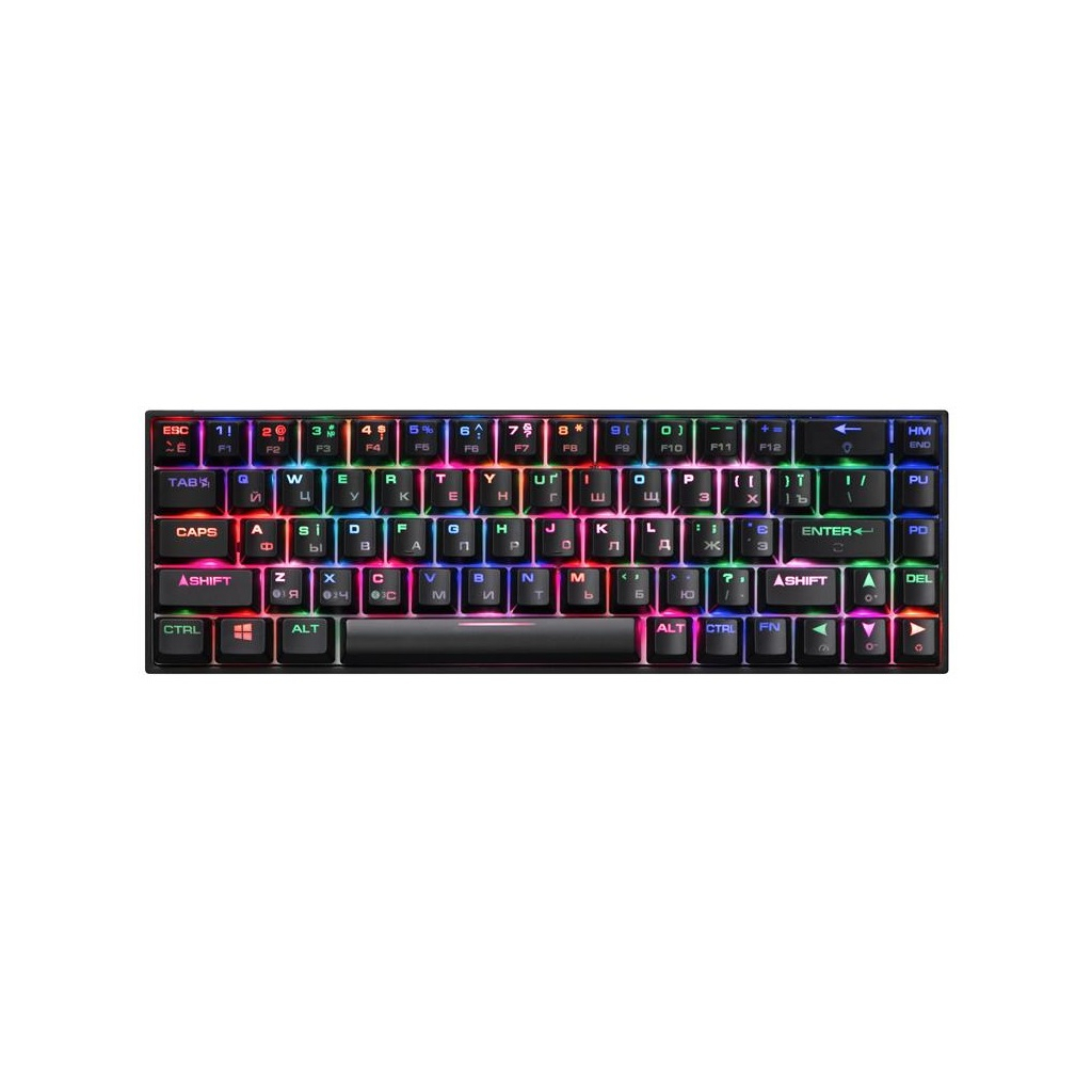 

Клавиатура 2E GAMING KG380 RGB 68key Gateron Brown Switch BT/USB Black (2E-KG380UBK-BR)
