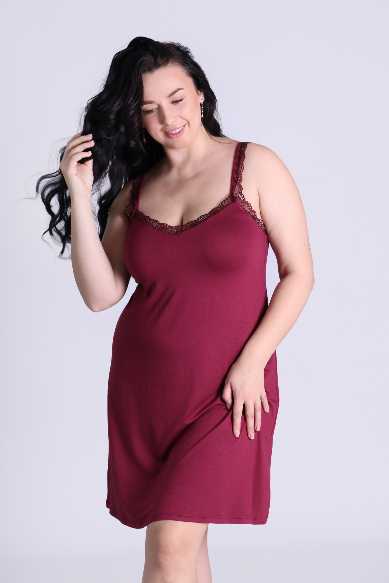 

Сорочка N.EL вишня XXL (артикул 1281-92)