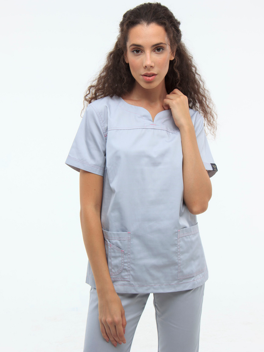 

Медицинский костюм In White 1381  Серый, Медицинский костюм In White 1381 40 Серый