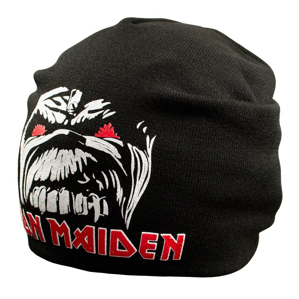

Шапка бини с принтом Talisman IRON MAIDEN Черный