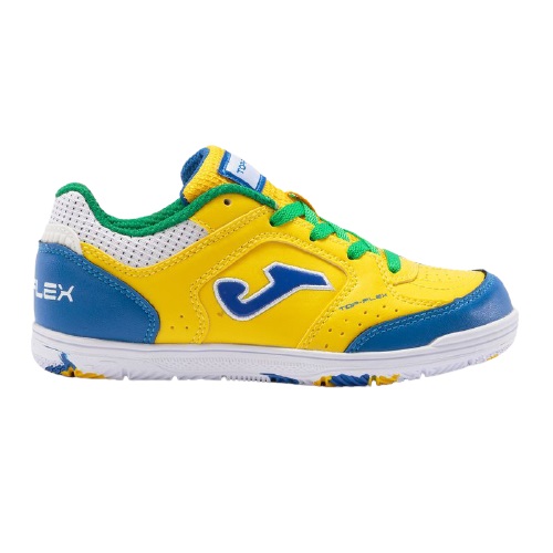 

Детски футзалки (бампы) Joma TOP FLEX желто-синие 38 TPJW2128IN