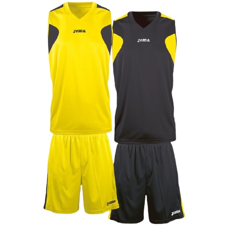 

Баскетбольная форма Joma SET REVERSIBLE желто-черная XL-2XL 1184.901