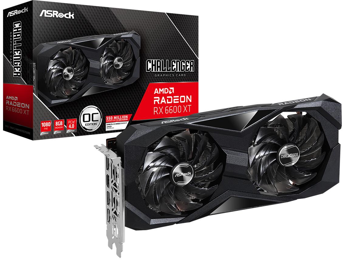 

Відеокарта AsRock RX 6600 XT Challenger D 8GB OC (RX6600XT CLD 8GO)