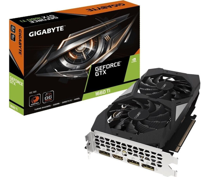 

Відеокарта GIGABYTE GeForce GTX1660 Ti 6144Mb (GV-N166TD6-6GD)