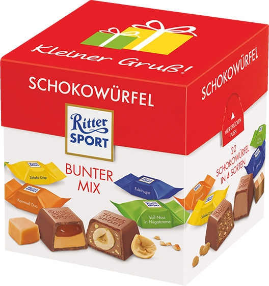 Шоколадные конфеты Ritter Sport Цветной Микс 176 г (4000417651006 ...