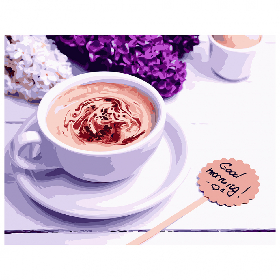 

Набор для росписи по номерам Strateg "Ароматное кофе" (VA-1095)