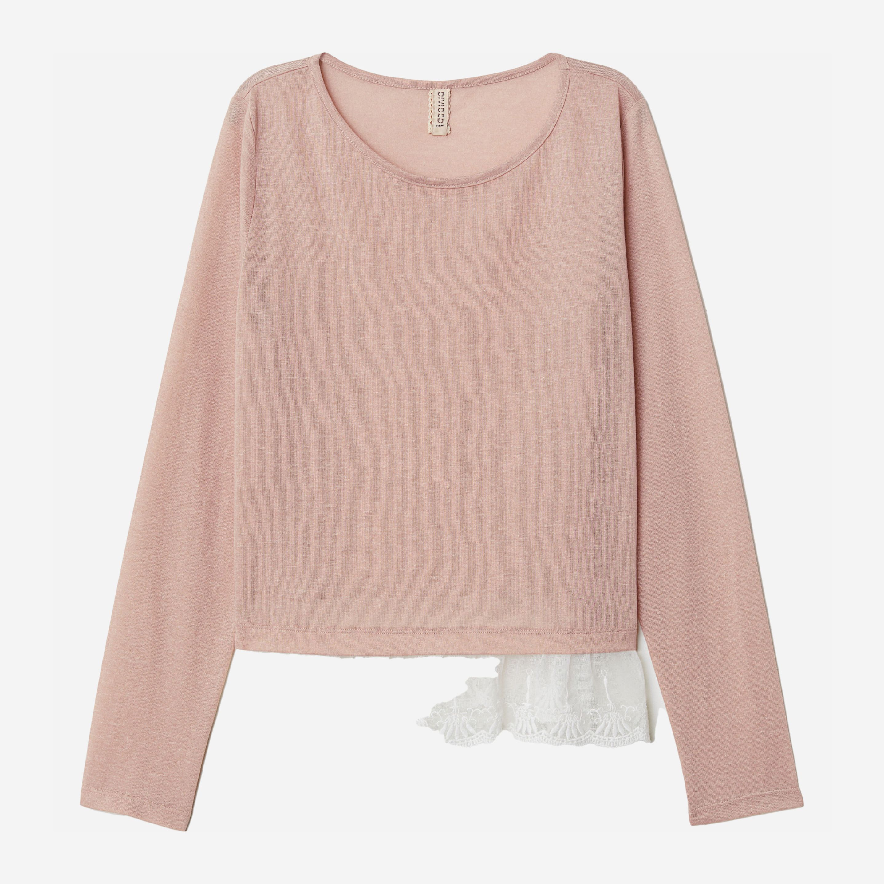 

Топ H& XAZ144480EVBP  Розовый, Топ H&M XAZ144480EVBP M Розовый