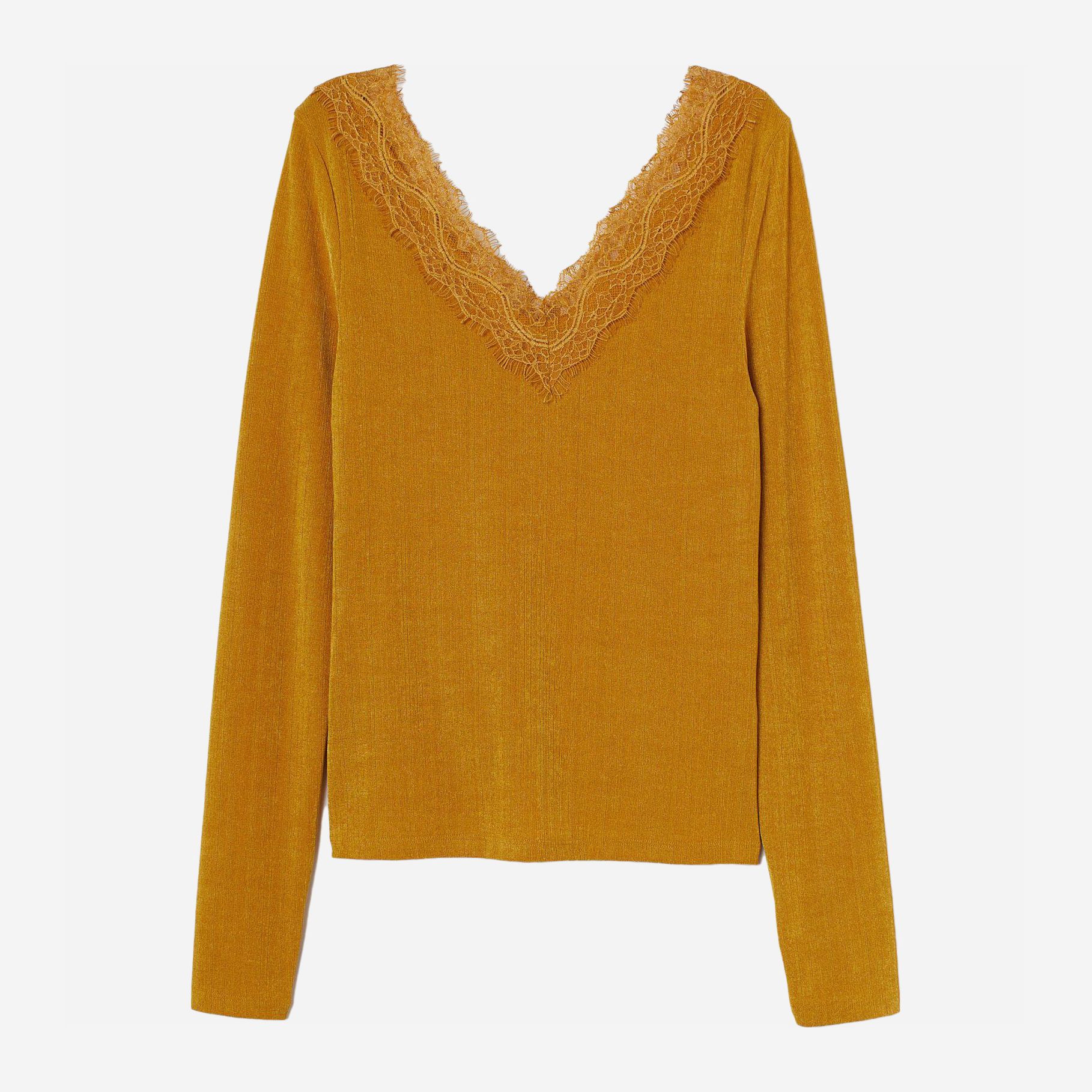 

Топ H&M XAZ173475RTXX  Горчичный, Топ H&M XAZ173475RTXX S Горчичный