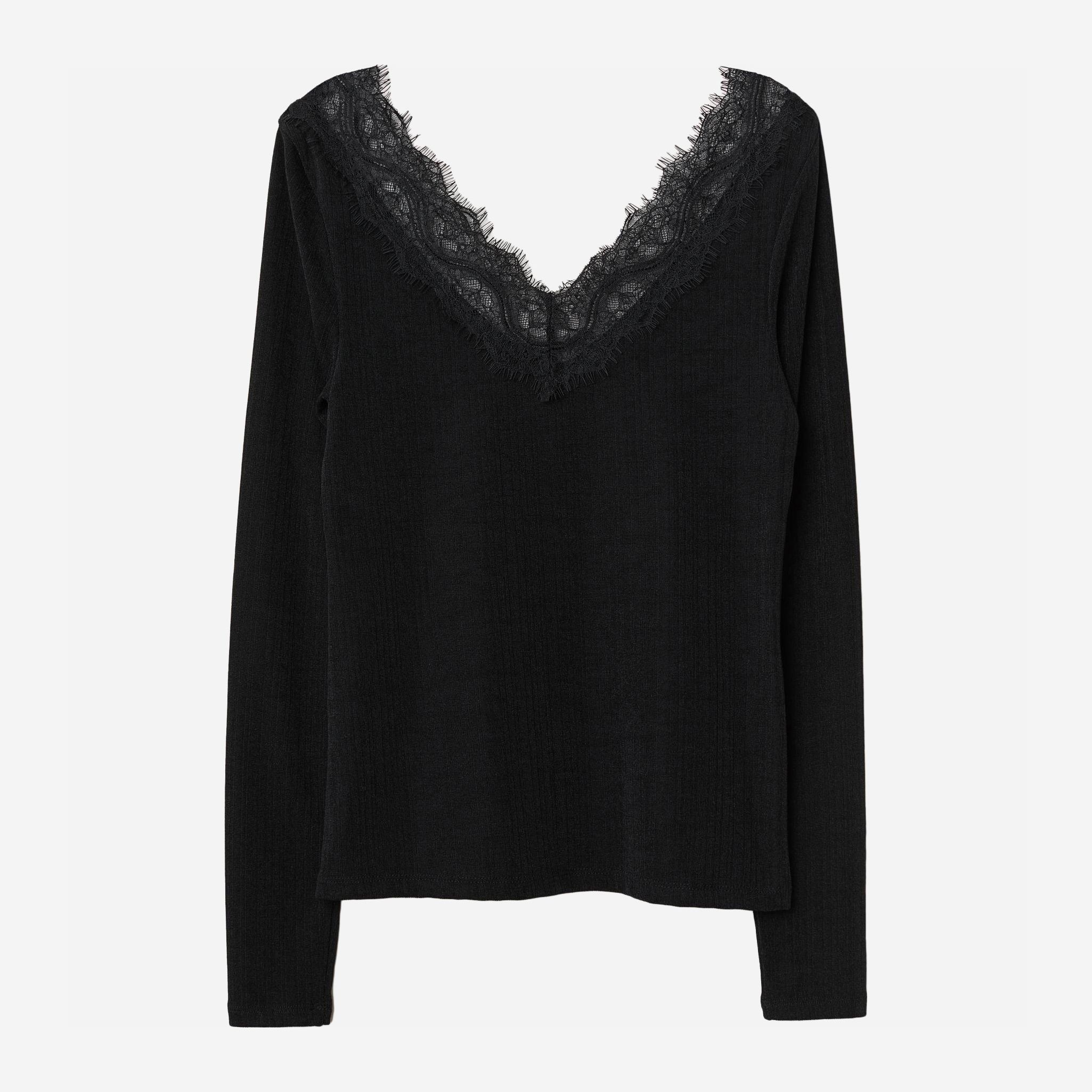 

Топ H& XAZ203771PYXN  Черный, Топ H&M XAZ203771PYXN M Черный