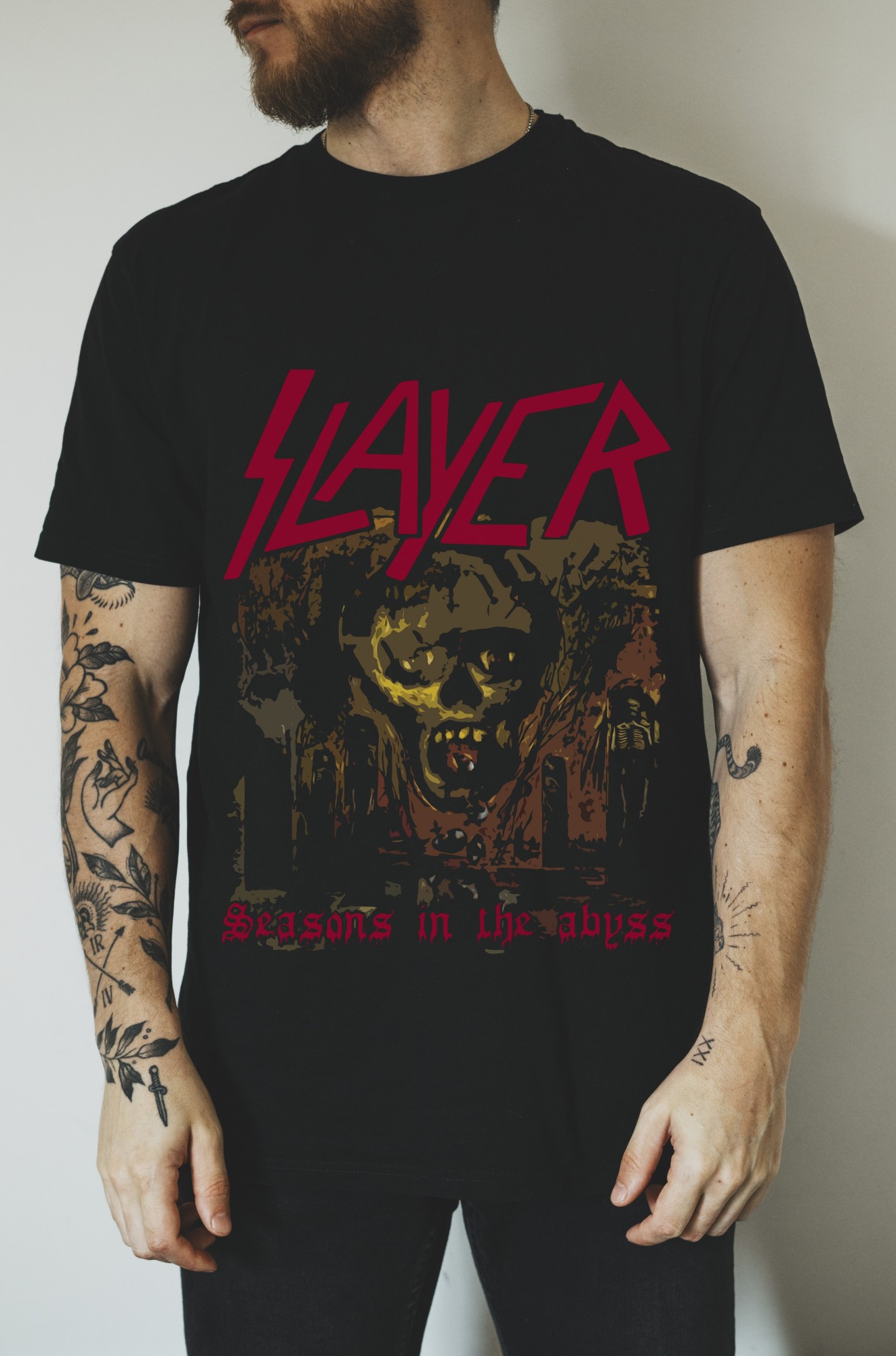 

Футболка Rock Series Slayer (Слэйер) 002  Черная, Футболка Rock Series Slayer (Слэйер) 002 2XL Черная