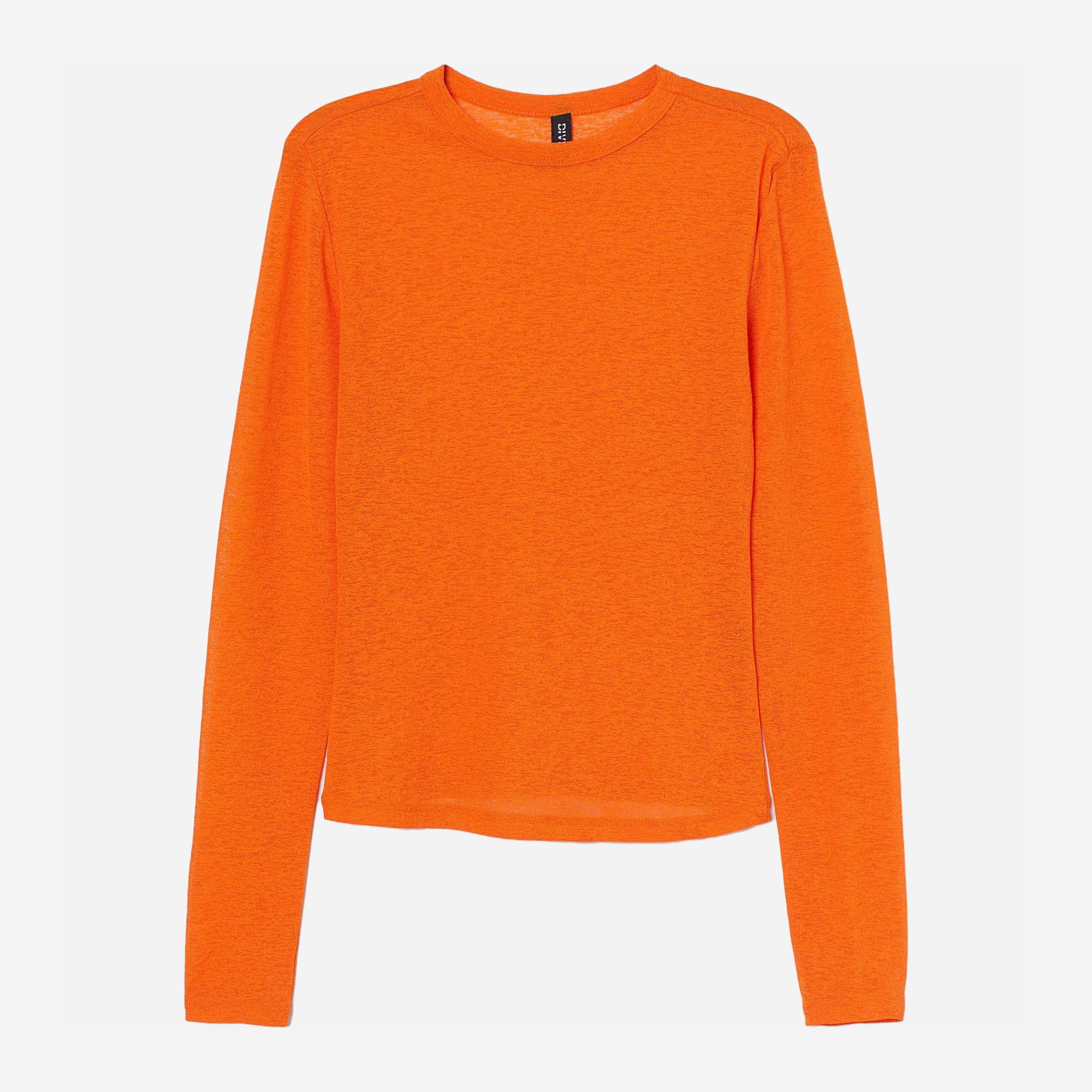 

Топ H&M XAZ207547YTAG  Оранжевый, Топ H&M XAZ207547YTAG S Оранжевый