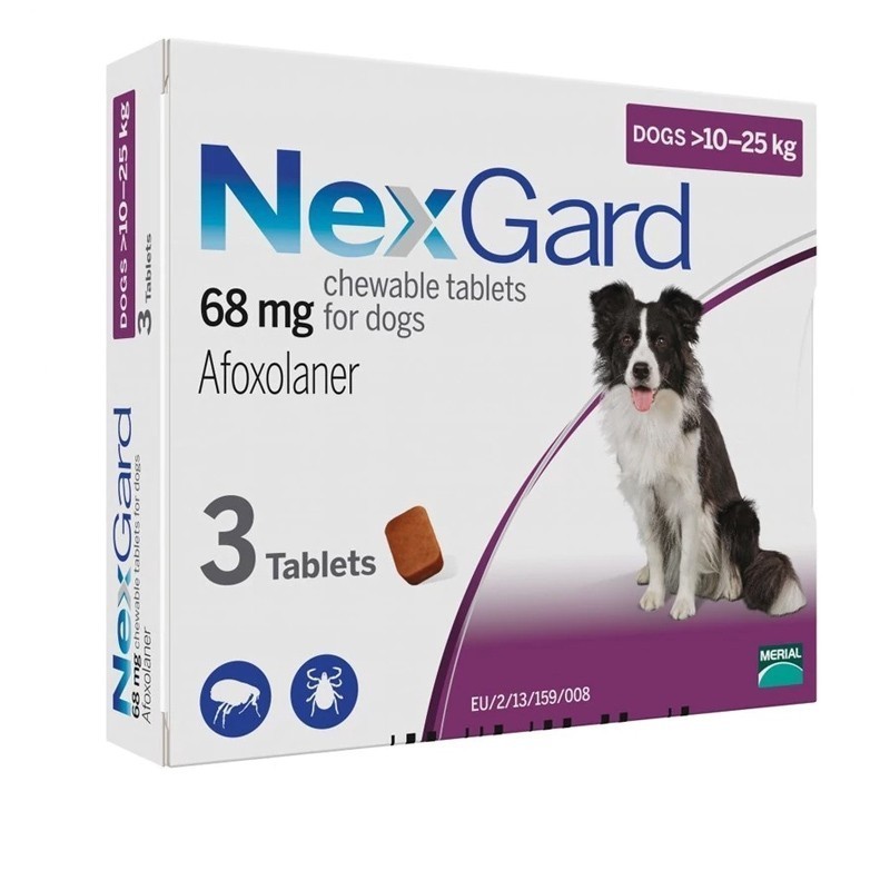 

Nexgard Таблетки от блох и клещей для собак весом от 10 до 25 кг (3 шт)