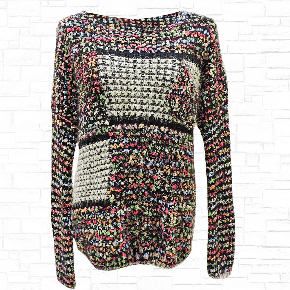 

Джемпер Fashion K1808-BR - Черный, Джемпер Fashion K1808-BR 52-54 Черный