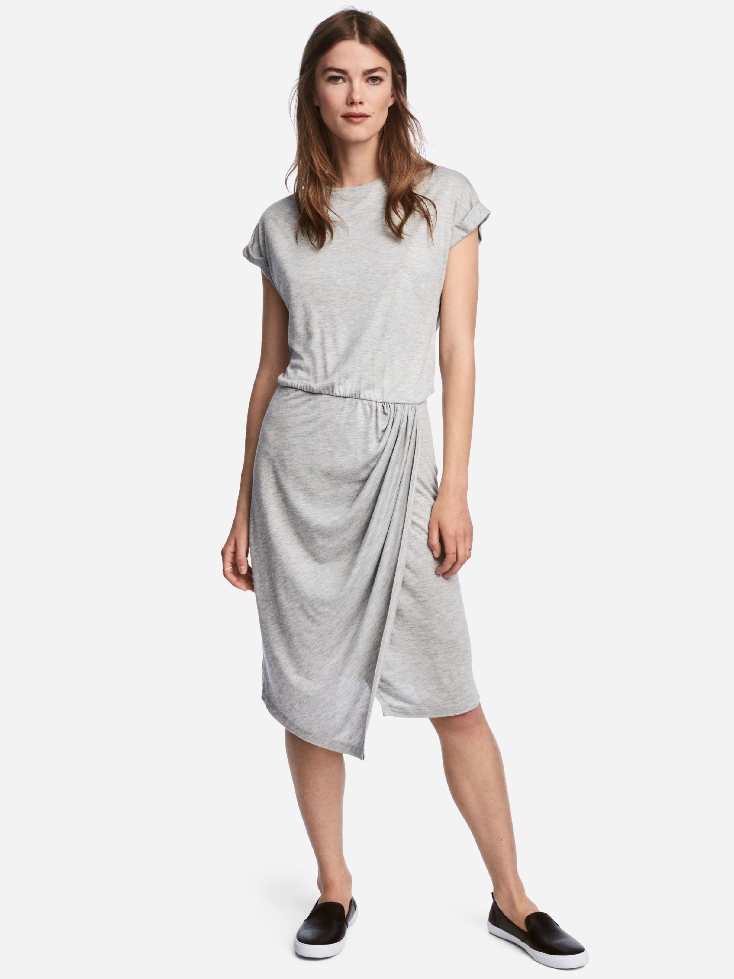 

Платье H&M XAZ124034SRQY  Серое, Платье H&M XAZ124034SRQY S Серое