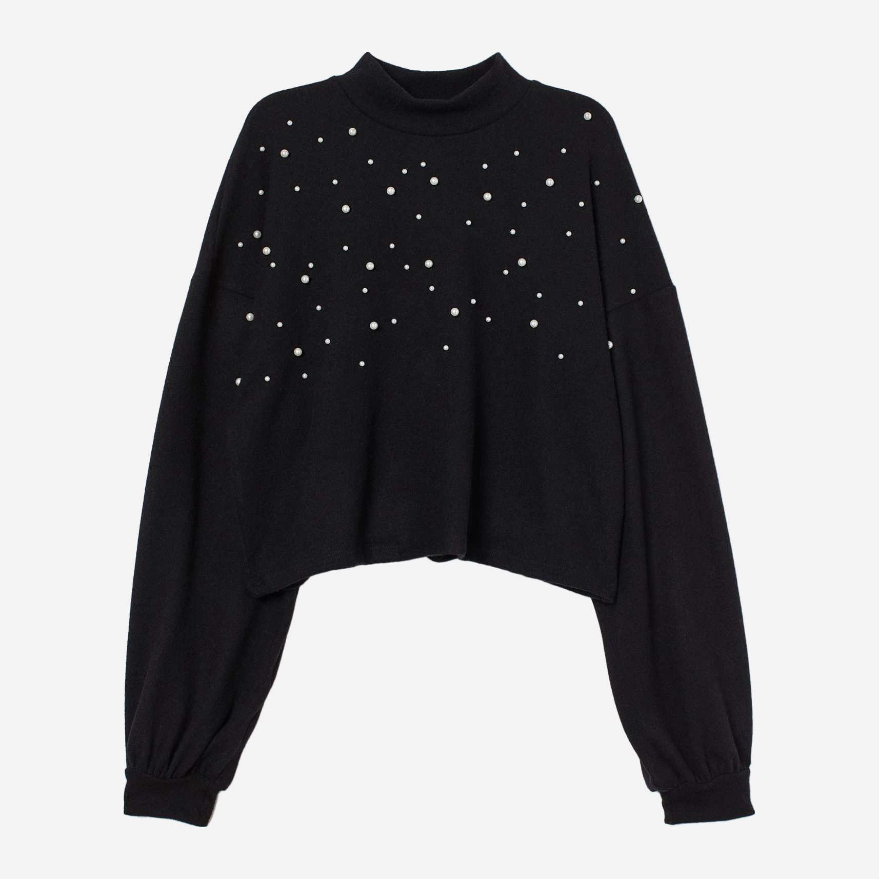 

Свитер H&M XAZ275412YYAN  Черный с белым, Свитер H&M XAZ275412YYAN S Черный с белым